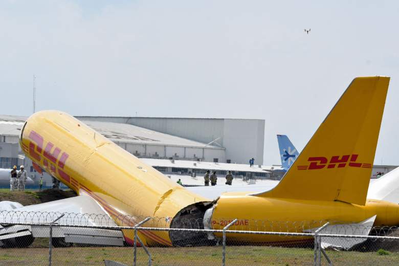 Avión de DHL se parte en dos en Costa Rica