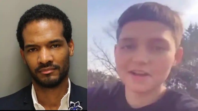 El ex oficial de policía de Filadelfia, Edsaul Mendoza, a la izquierda, ha sido acusado de asesinato en el tiroteo fatal de Thomas "TJ" Siderio, de 12 años.