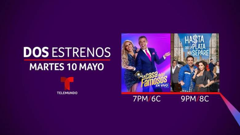 Martes de estrenos en Telemundo.