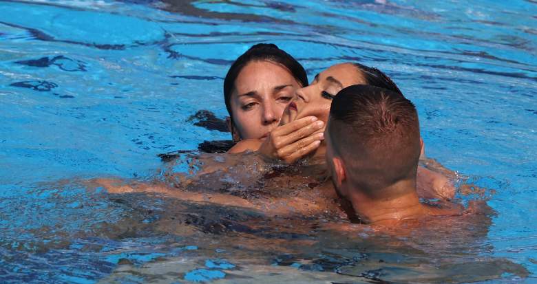 La nadadora Anita Álvarez se desvaneció en la piscina