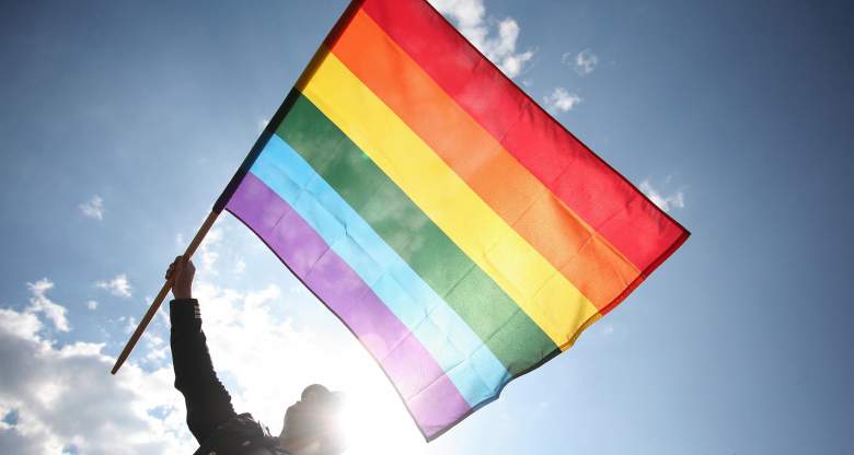 Un polaco ondea una bandera del arcoíris mientras participa en el desfile del Orgullo Gay el 7 de junio de 20008 en Varsovia.