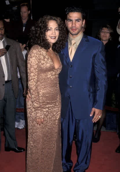 Jennifer López y su primer esposo Ojani Novoa