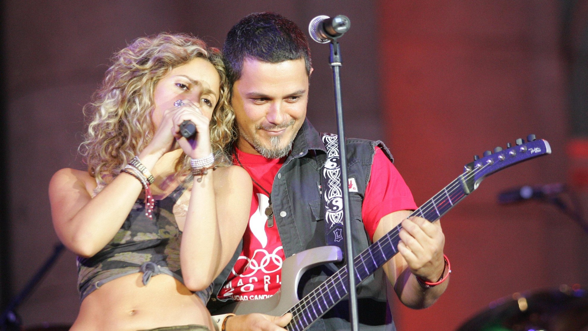 Shakira y Alejandro SAnz