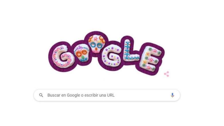 Google celebra el Día de los Muertos con un Google Doodle
