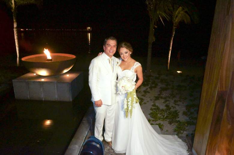 Gerardo Islas y Sherlyn en su boda
