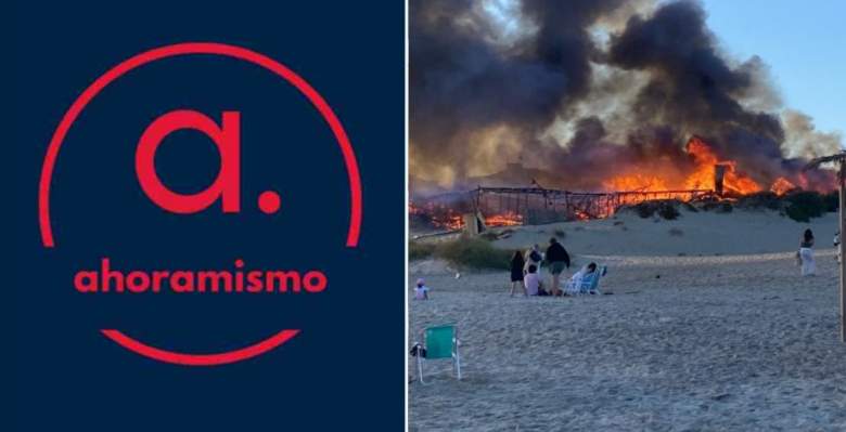 Se incendió el parador "La Susana", reconocido centro turístico de la ciudad uruguaya de Punta del Este