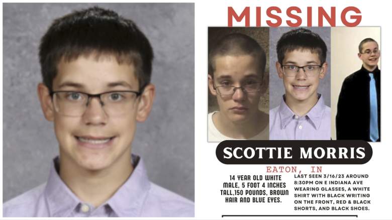 Reportan desaparición de un joven de 14 años en Indiana: Scottie Dean Morris