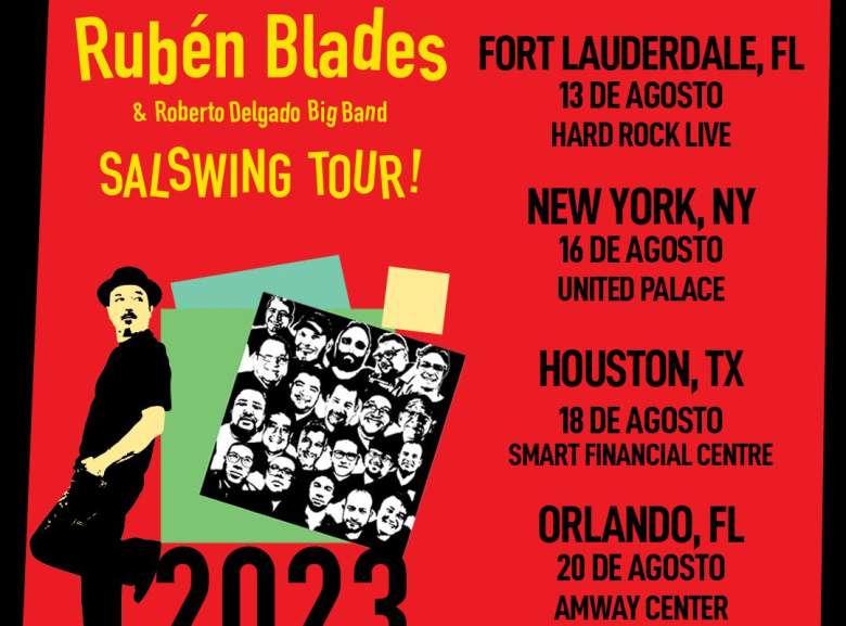 Rubén Blades incluye nuevas fechas a su tour Salswing