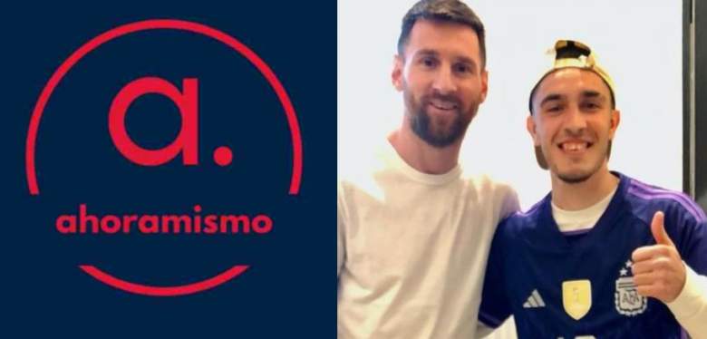 Un hincha acampó afuera de la casa de Messi para conocer al ídolo argentino.