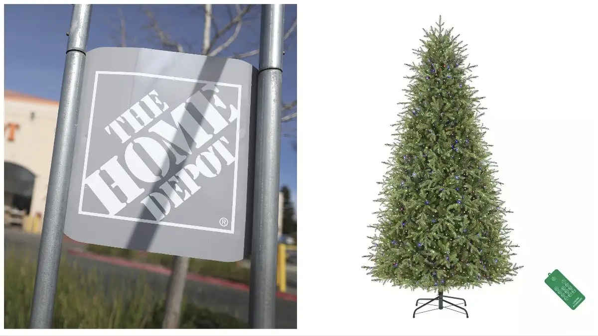 El árbol de Navidad viral de Home Depot está de moda [VIDEO]