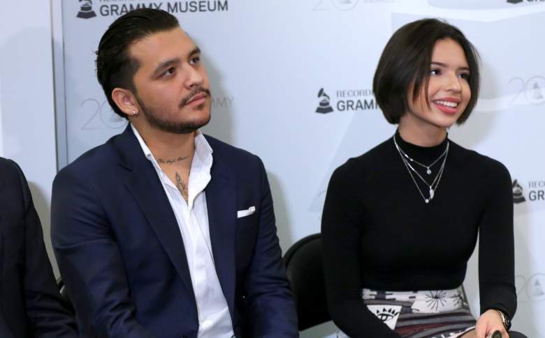 Christian Nodal y Ángela Aguilar en 2019