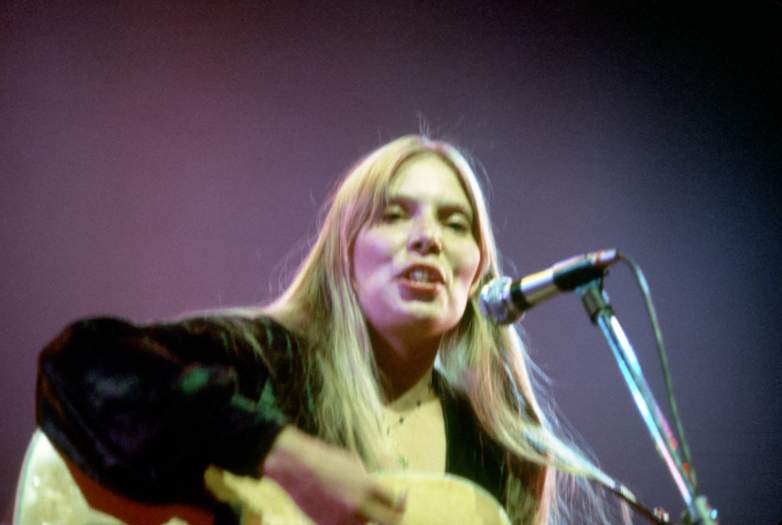 Photo of Joni Mitchell circa 1969.