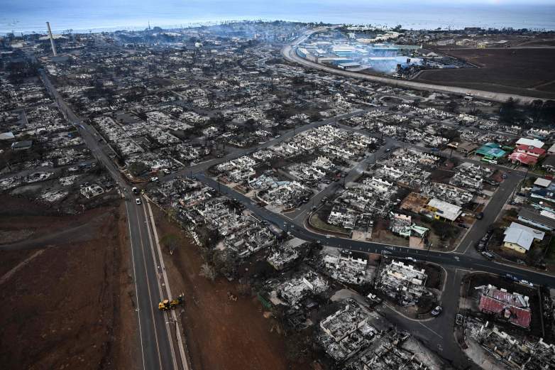 Lahaina homes burned down