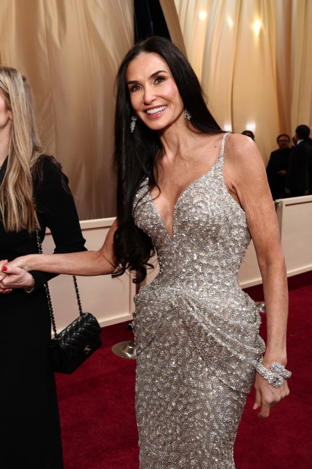 demi moore oscars dress