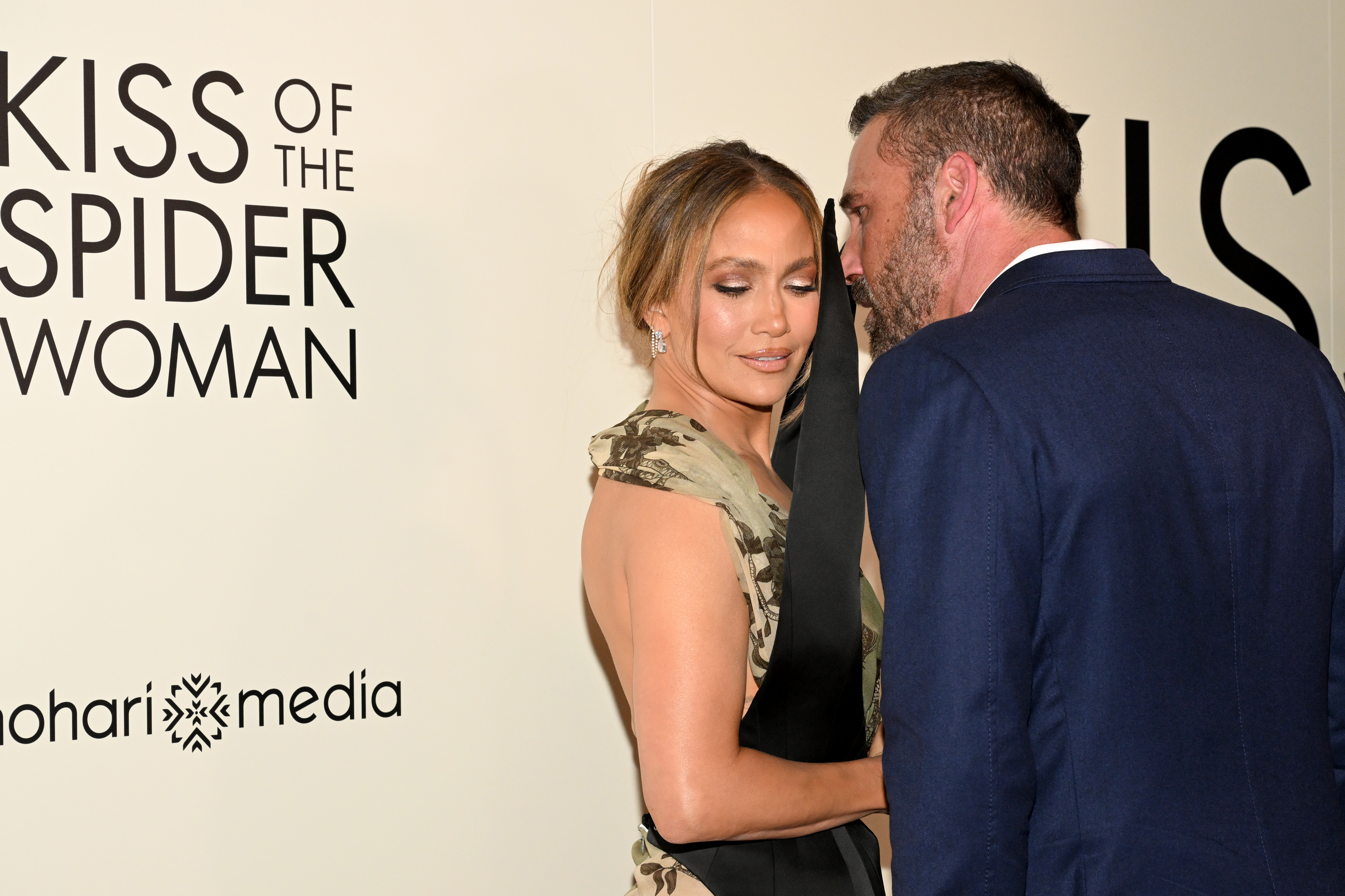 Jennifer L&oacute;pez y Ben Affleck en la premier "Kiss Of The Spider Woman" en Nueva York.