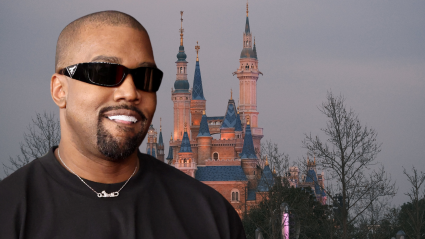 Kanye West visita un parque de Disney con su esposa tras insinuar un nuevo álbum [FOTOS]