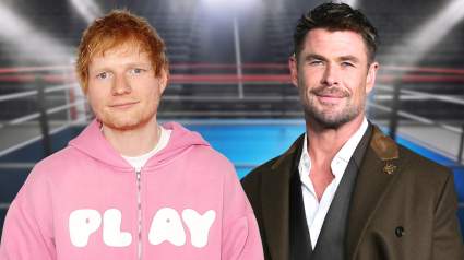 VIDEO: Ed Sheeran se enfrenta a Chris Hemsworth en un duelo sorpresa