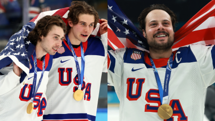 Quinn y Jack Hughes elogian a Auston Matthews tras el triunfo olímpico del equipo estadounidense