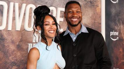VIDEO: Jonathan Majors rompe a llorar por Meagan Good