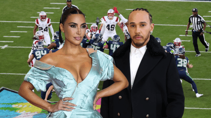 Kim Kardashian y Lewis Hamilton podrían haber 'confirmado su relación' en el Super Bowl: FOTO Y VIDEO