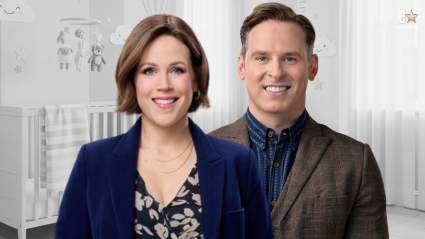 Erin Krakow y Ben Rosenbaum se preparan para la llegada de su bebé en una divertida foto