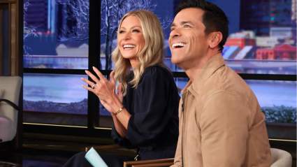Un miembro del equipo de 'Live With Kelly and Mark' sufre una caída inesperada al aire
