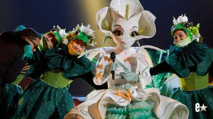 Ex ama de casa real desenmascarada como Calla Lily en 'The Masked Singer'