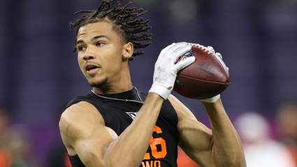 El WR Bryce Lance llama la atención en el Combine de la NFL