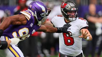 El mariscal de campo de los Buccaneers, Baker Mayfield, es considerado una opción obvia para un rival de la NFC en medio de la incertidumbre contractual.