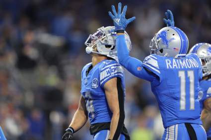 El nuevo receptor de los Bears recibió fuertes palabras de despedida de Amon-Ra St. Brown