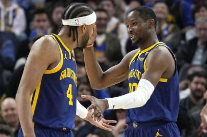 Jonathan Kuminga reacciona en 6 palabras a la lesión de Moses Moody.