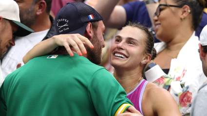 El prometido de Aryna Sabalenka, Georgios, comparte noticias de su carrera en el Miami Open