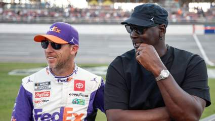 Kevin Harvick habla del dúo "peligroso" formado por Michael Jordan y Denny Hamlin