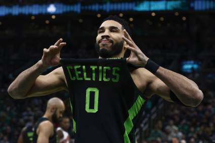 La estrella de los Boston Celtics, Jayson Tatum, hizo historia en el partido contra los Thunder.