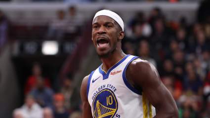 Un nuevo video de Jimmy Butler tiene a los fanáticos de los Warriors hablando sobre su recuperación del ligamento cruzado anterior.