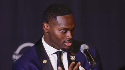 Los Vikings tienen camino al draft para seleccionar al corredor de Notre Dame Jeremiyah Love en el Top 10, según informe