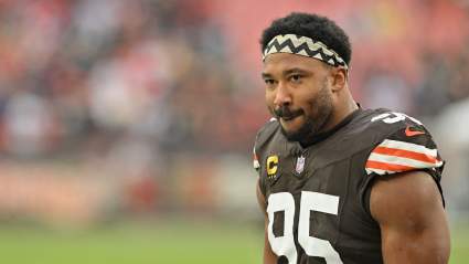 Los Patriots reciben noticias desalentadoras sobre un posible traspaso de Myles Garrett.