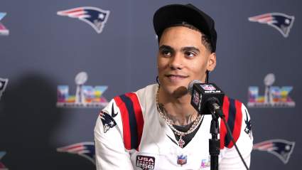 Christian González envía un mensaje claro a los Patriots en el partido contra los Celtics en medio de las negociaciones para la extensión de su contrato.