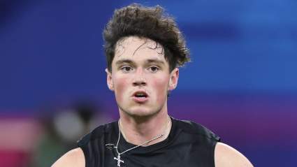 Drew Allar habla sobre el interés de los Browns en el Combine de la NFL