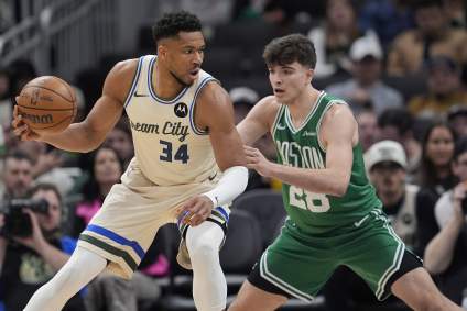 Los Milwaukee Bucks y Giannis Antetokounmpo protagonizan una pelea tumultuosa.