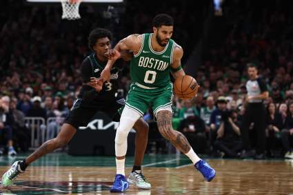 El novato de los Celtics revela su reacción de asombro ante el primer entrenamiento de Jayson Tatum.