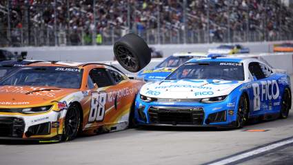 Kyle Busch, entre los conductores afectados por el caos en Martinsville.