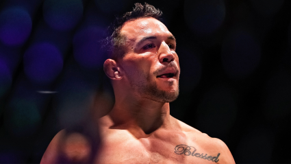 Michael Chandler reacciona tras ser anunciado para el evento de la UFC en la Casa Blanca.