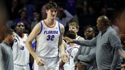 Olivier Rioux: Por qué el novato de Florida de 2,36 metros no juega más