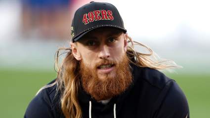 George Kittle de los 49ers reacciona tras la pérdida del receptor abierto del equipo