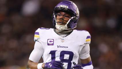 Justin Jefferson, de los Vikings, recibe una predicción sobre un contrato millonario.