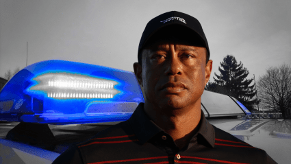 VER: Tiger Woods luce conmocionado en las primeras fotos del lugar del accidente tras sobrevivir afortunadamente a un aparatoso percance.