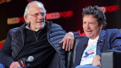 Las estrellas de 'Volver al futuro' Michael J. Fox y Christopher Lloyd se reúnen en una dulce foto