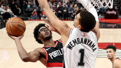 Scoot Henderson lanza una audaz declaración a Victor Wembanyama antes del partido de playoffs.