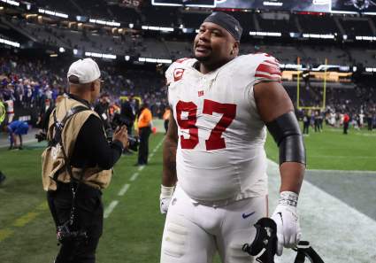 Dexter Lawrence no puede usar el número 97 para los Cincinnati Bengals.